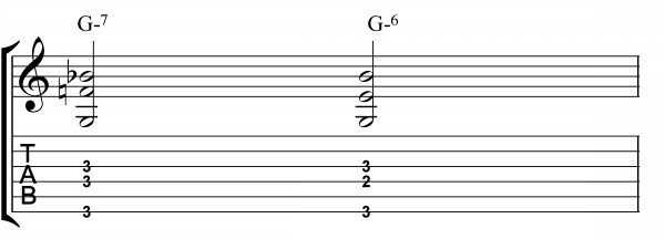 G-7 to G-6 george van eps style