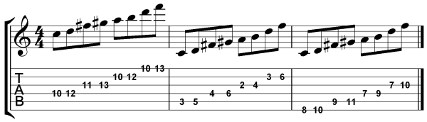 Josh Homme Scale 2 Note Pattern