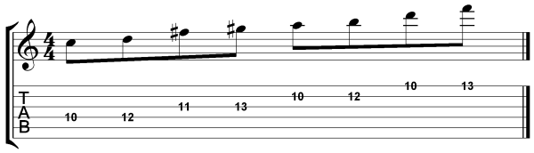 Josh Homme Scale 2 Note Pattern