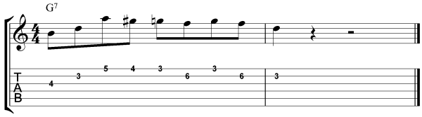 Jimmie Vaughan Guitar Lesson Lick 3