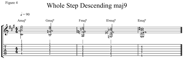 minor 7#5 chord - Whole Step Descending _9